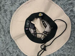 NBA Los Angeles Lakers tan bucket hat thumbnail 5
