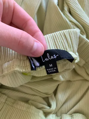 Lounge Lulu’s Light Green Ribbed Wide-Leg Pants thumbnail 10