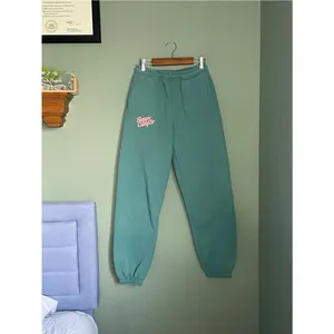 Happy Camp3r Puff Series Joggers Size XS Teal Organic Cotton thumbnail 2