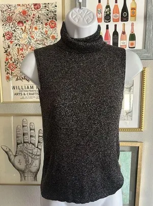 Sparkling Grey/Black Petite Sophisticate Tank thumbnail 1