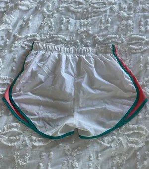 Nike White Dri-Fit Running Shorts thumbnail 3