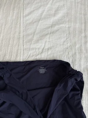 Amazon brand SUUKSESS navy off the shoulder top NWT thumbnail 2