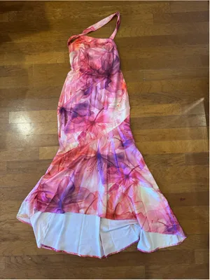 Women's Hello Molly One Shoulder Floral Dress Size 4 Pink Purple thumbnail 7