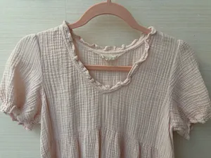 Pink babydoll dress Copper Key thumbnail 2