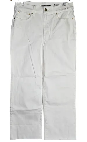 J. Crew Slim-wide‎ jean White Denim CH680 27 NWT thumbnail 1