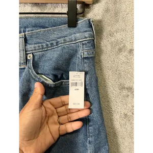 GAP Denim Maxi‎ Skirt Medium Wash Front Slit Casual Minimalist Y2K Chic 2/26 New thumbnail 5