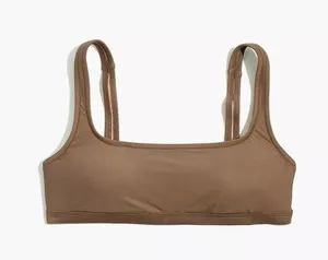madewell  brown second wave classic top new thumbnail 4