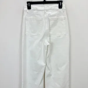 Madewell The Curvy Emmy Wide Leg Jean Super Stretch Denim Tile White US 28 NWT thumbnail 12