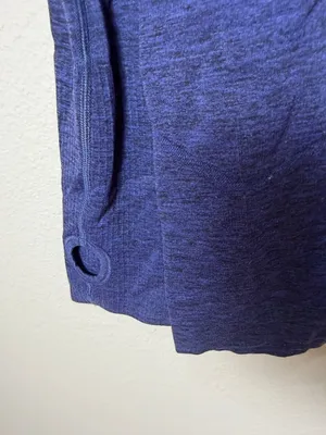 Lululemon Swiftly Tech Round Neck Navy Blue Heather Size 10 thumbnail 3