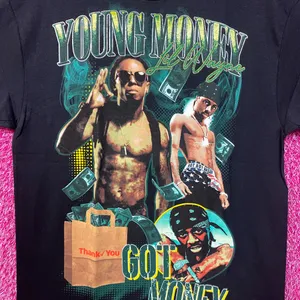 Lil Wayne Young Money Thank You Got Money T-Shirt Large thumbnail 2