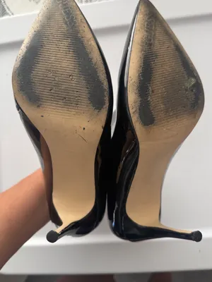 Guess Black Faux Patent Pointed-Toe Stiletto Heels - Women's Dress Pumps 8.5M thumbnail 7