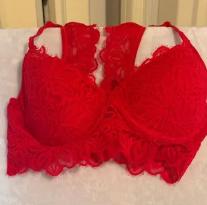 Victoria's Secret, pink, Bralett‎ lace size large thumbnail 1