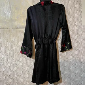 Megan Taylor intimates robe SZ M Black Size M thumbnail 2