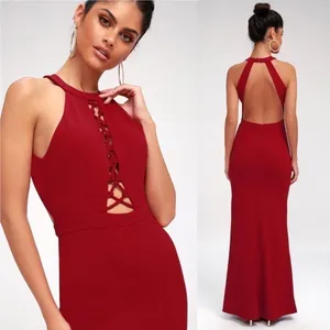 Lulu’s Halter Maxi‎ Dress thumbnail 3