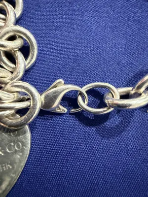 Tiffany & Co. Silver Heart Charm Bracelet thumbnail 5