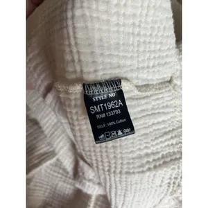 POL Crinkle Gauze Crop Button Up Size Small Oversized Smt1962a thumbnail 8