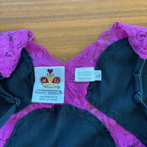 Vintage 90s Mary Green Lace Cami Large Tank Top Y2K Fairy Glam Whimsigoth Pink thumbnail 8