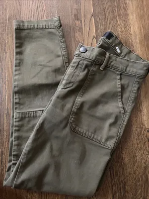 Vince Olive Green Workwear Pants thumbnail 1