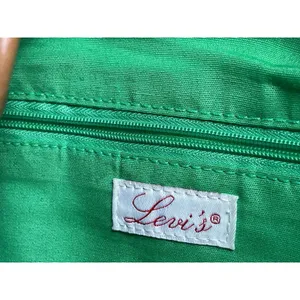 Levi’s Green Floral 70s Inspired Retro Groovy Bright Color Top Handle Bag Purse thumbnail 10