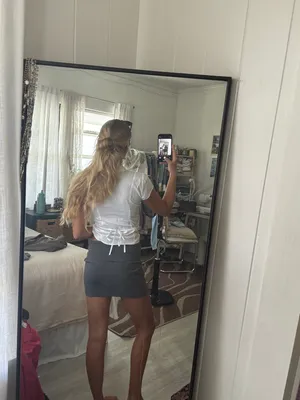 Grey Mini  Skirt thumbnail 2