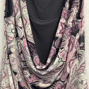 Studio Y Paisley Cowl Neck Sleeveless Blouse thumbnail 2