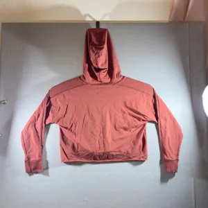 572 | OFFLINE by Aerie Cropped Hoodie Terracotta Long Sleeve Pullover Small‎ thumbnail 2