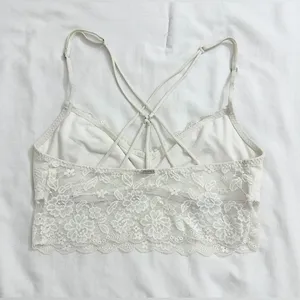 Gilly Hicks by Hollister Strappy Back Longline Bralette - White - S thumbnail 3