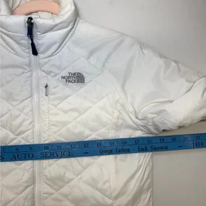 The North Face Womens ThermoBall Quilted Full Zip Jacket White Small thumbnail 7