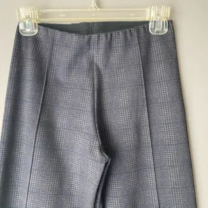 Zara sz XS gray plaid high waisted career slacks‎ thumbnail 7