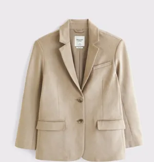 Abercrombie Vegan Suede Blazer thumbnail 1