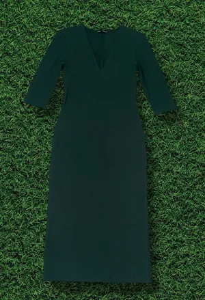 ZARA Green Dress thumbnail 1