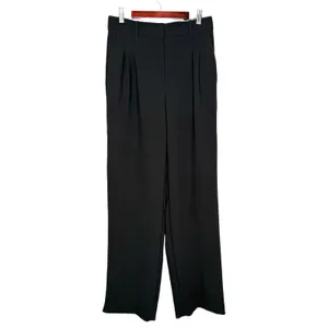 Aritzia Wilfred The Effortless Pleated Black Trouser Pant Size 8 thumbnail 4