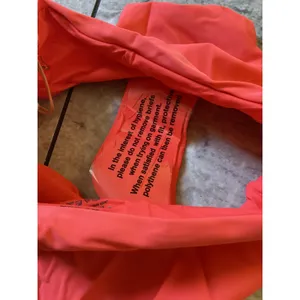 Quince Women Coral Orange High Waisted Bikini Bottom Swim XS ATG001 NWT thumbnail 4