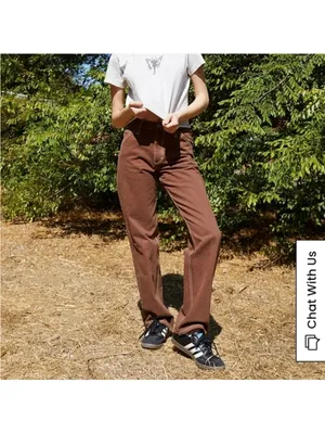 Brandy Melville John Galt Brown Carpenter Pants - Size S - Adjustable Waist thumbnail 3