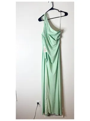 NWT Katie May REVOLVE A Cut Above Gown in Seagreen medium thumbnail 2