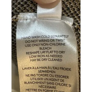 Mauve Anthropologie‎ Wrap Belted Longline Sweater Topper Size Small Diamond thumbnail 7