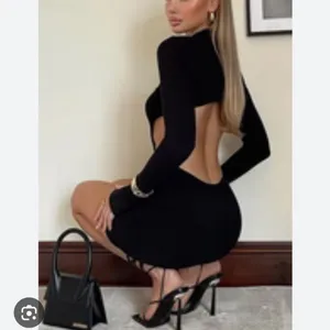 Whitefox Break The Rules Black Mini Dress Ling Sleeve Small thumbnail 2