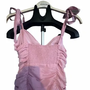 ASTR Women's Lavender Pink Aiko Ruched Mini Dress Size Large thumbnail 10