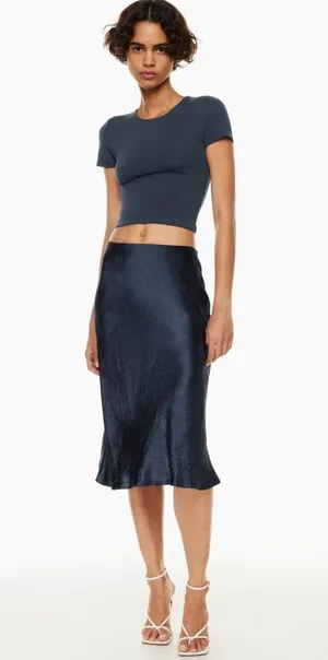Aritzia Babaton Slip Midi Skirt thumbnail 1