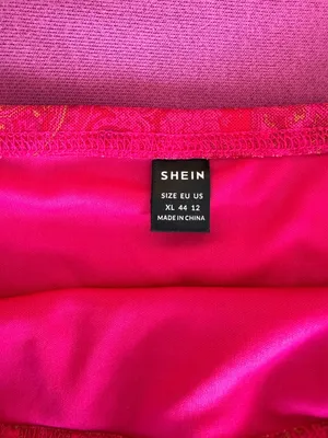 Shein | Pink Paisley Mesh Mini Skirt | XLShein | Pink Paisley Mesh Mini Skirt | XL thumbnail 3