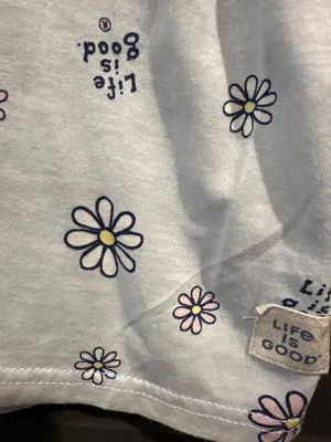 Women M Life Is Good Sleep Floral Nightshirt Sleepshirt Lounge T Shirt Dress thumbnail 3