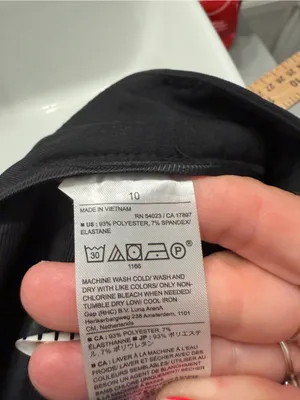 Banana Republic Black Wide-Leg Dress Pants thumbnail 7
