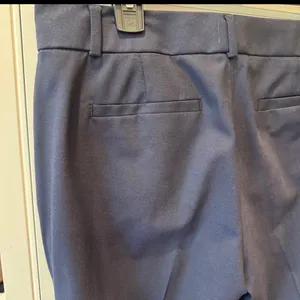 Banana Republic Navy Blue Wool Pants Lined Martin Fit Straight Leg 8 Long Tall thumbnail 8