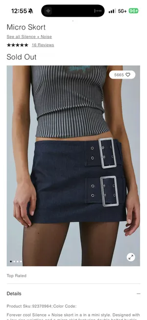 Urban Outfitters Jean Skirt Mini thumbnail 2