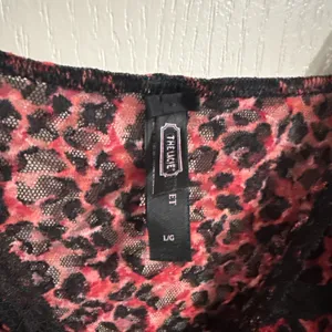 Victoria's Secret Red‎ Animal Print Lace Babydoll Nightie Lingerie Lacie Y2K thumbnail 4