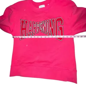 Sandro Paris Randa Happening Graphic Sweatshirt Pink Fuchsia Women Size 1‎ (S) thumbnail 6