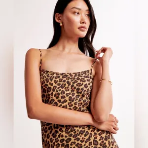 Abercrombie & Fitch The A&F Julia Slip Maxi Dress size Med NWT 18 1/2” pit thumbnail 10