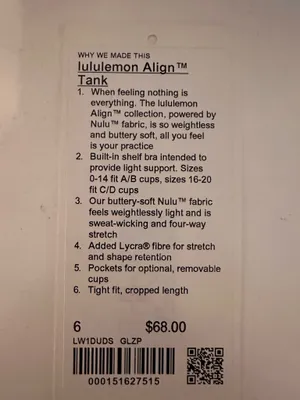 Lululemon Align Tank thumbnail 3