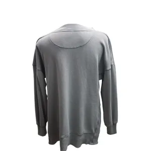 Aerie Crew‎ Neck Pullover Sweatshirt Womens Size Small Gray Tunic Oversized thumbnail 2