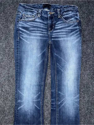 Buckle Black Fit No 53 Bootcut Stretch Jeans 28 x 34 LONG BBW2914 Dark Wash thumbnail 3